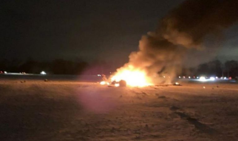 Elicottero militare precipitato new york