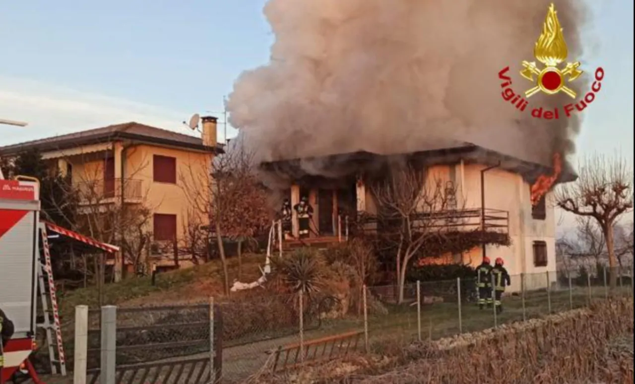 Esplosione in una villetta della provincia di Padova