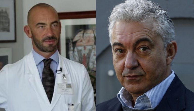Matteo Bassetti e Domenico Arcuri