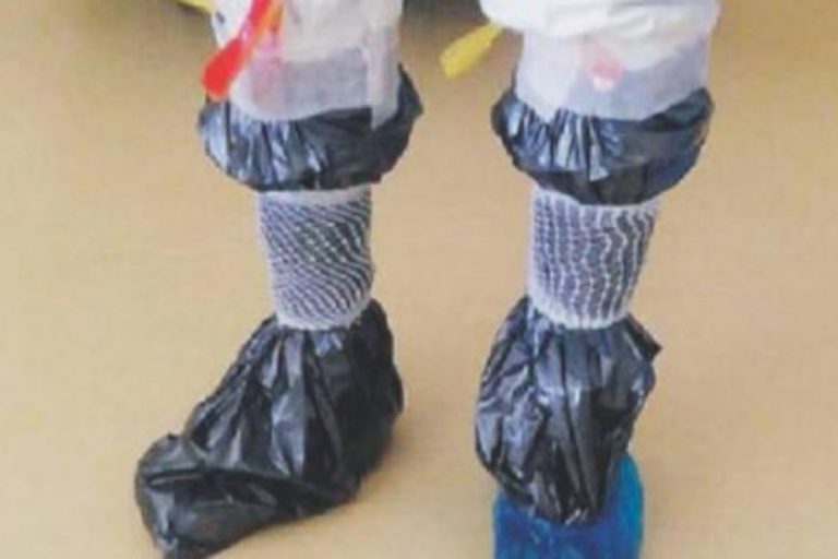 Molfetta buste immondizia ospedale