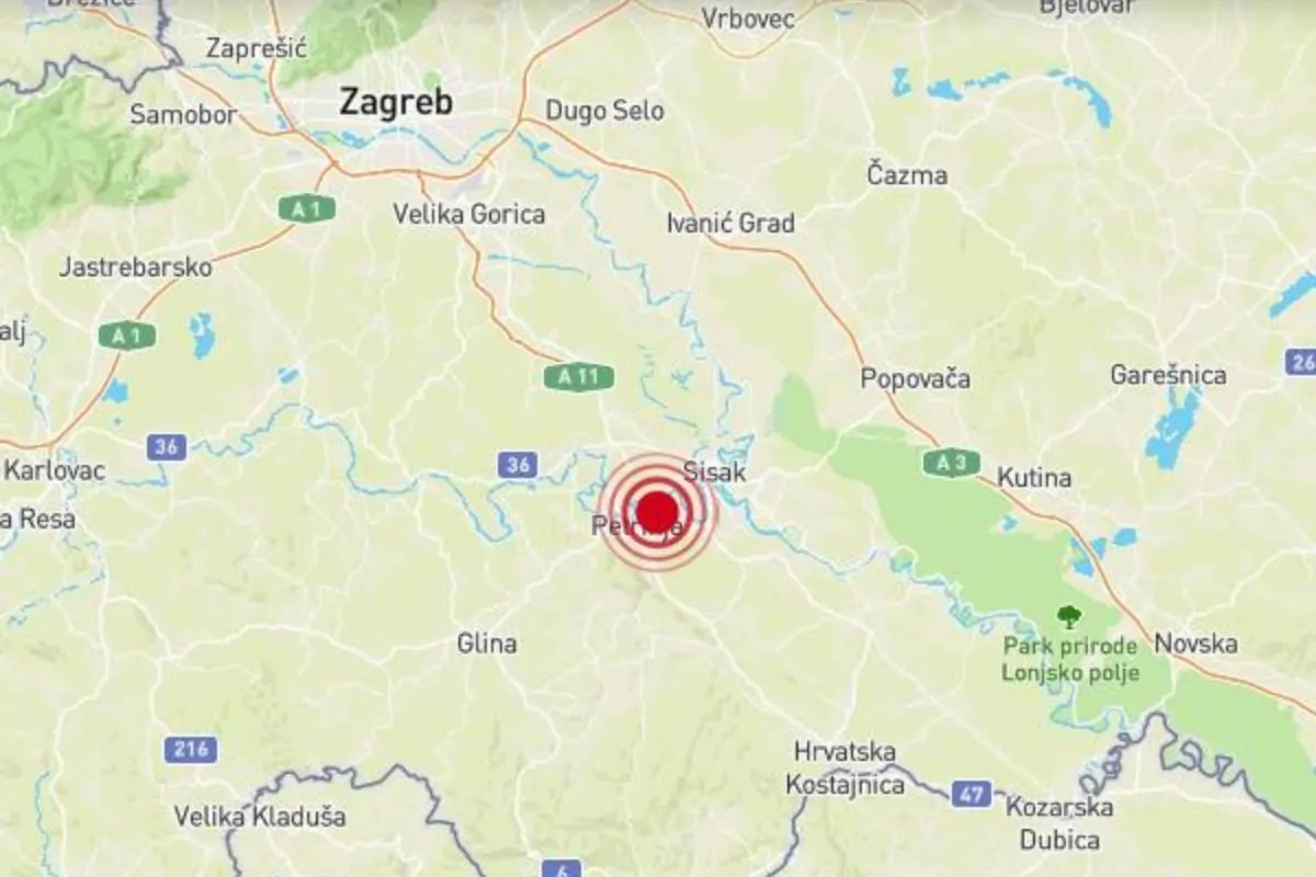 Nuova scossa di terremoto in Croazia