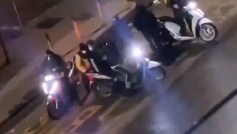 Rider picchiato Napoli