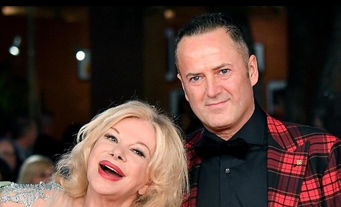 sandra milo con il fidanzato