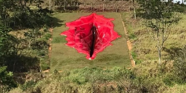 scultura a forma di vulva Brasile