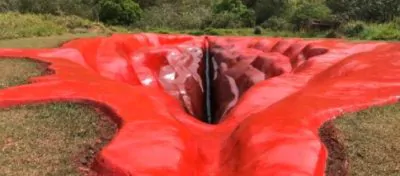 scultura a forma di vulva Brasile
