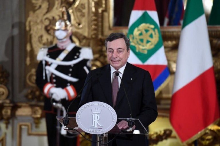 Draghi fiducia
