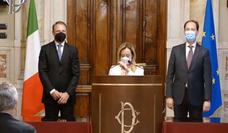 Giorgia Meloni Draghi