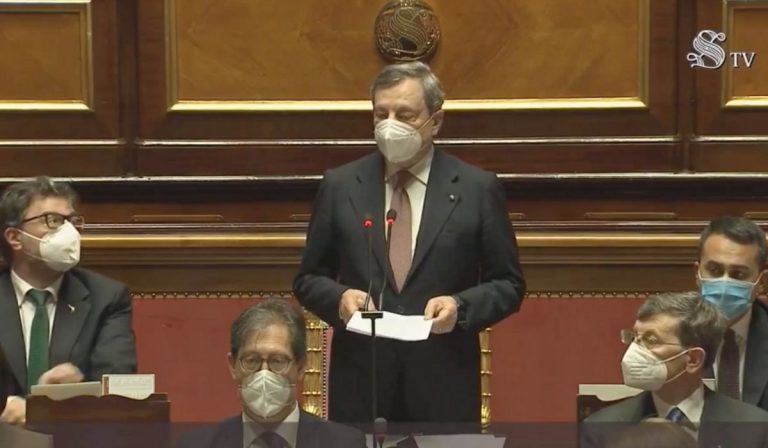 governo draghi fiducia senato