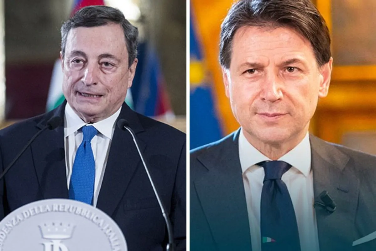 Sondaggi meglio Draghi o Conte