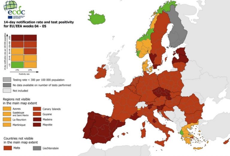zone rosso scuro mappa 11 febbraio