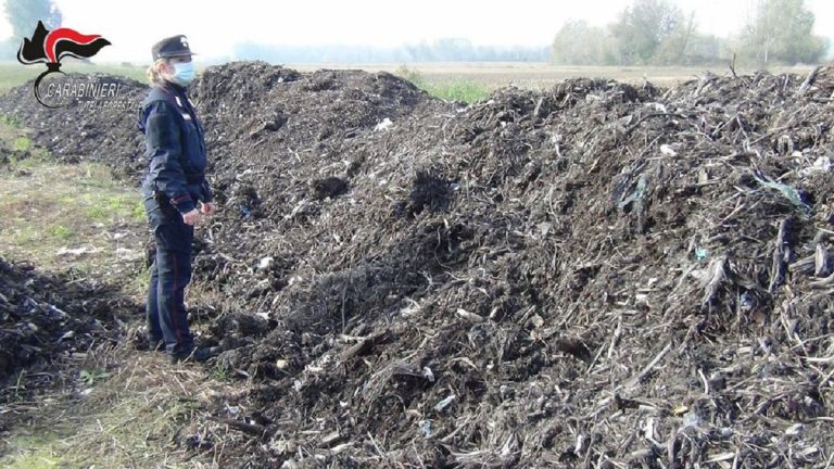 Blitz contro una società che produceva compost inquinato
