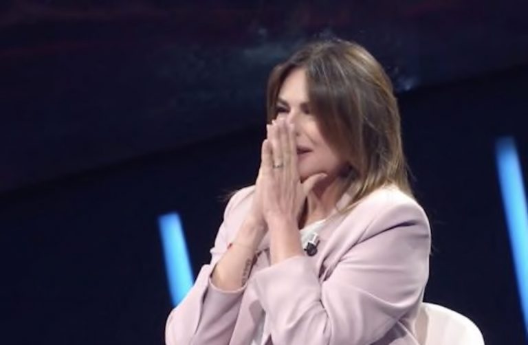 Paola Perego lacrime