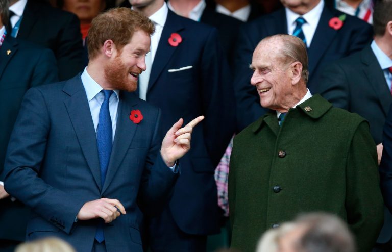 Principe Harry e prncipe Filippo