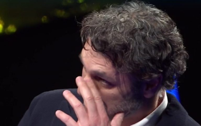 Raoul Bova commosso