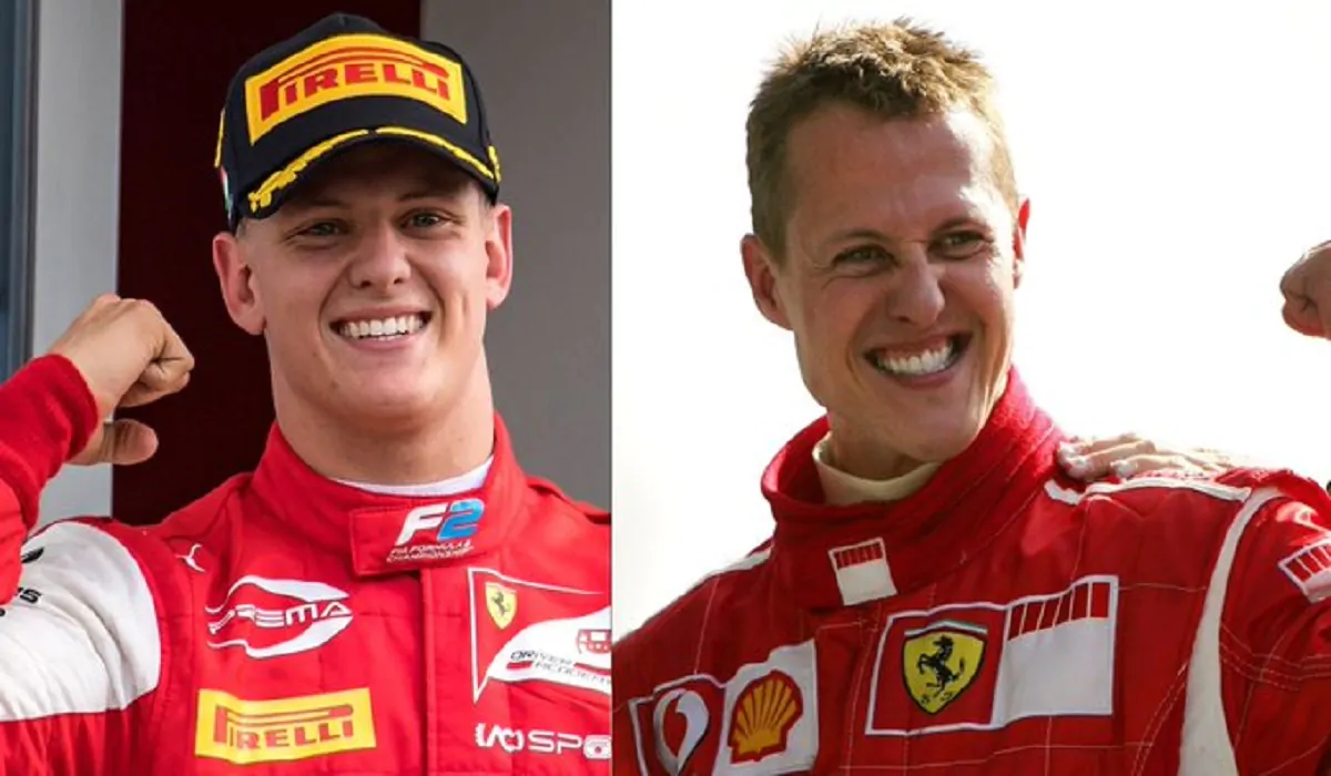 reazione mick schumacher domanda padre