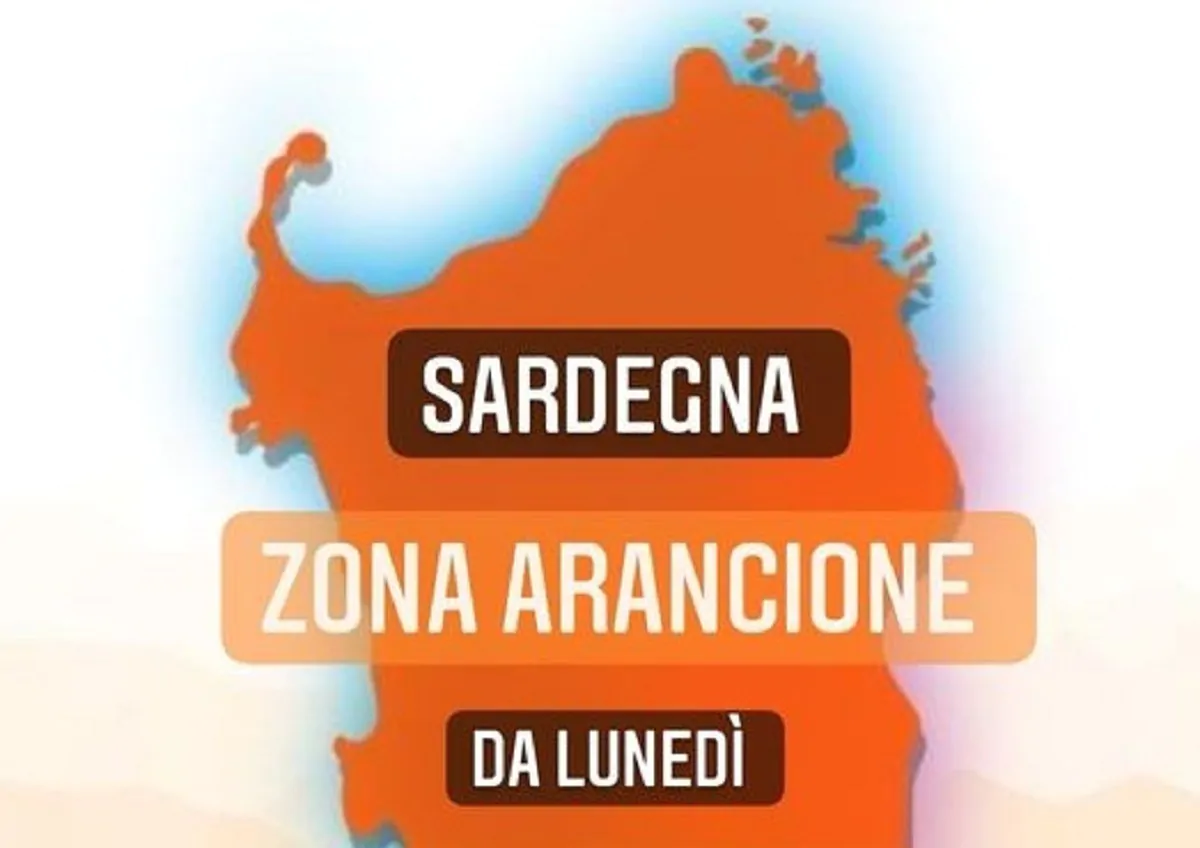 Sardegna da bianca ad arancione, come è successo