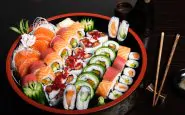 sushi gratis salmone