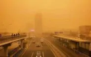 Tempesta sabbia smog Pechino