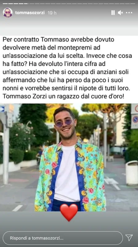 tommaso montepremi gf vip