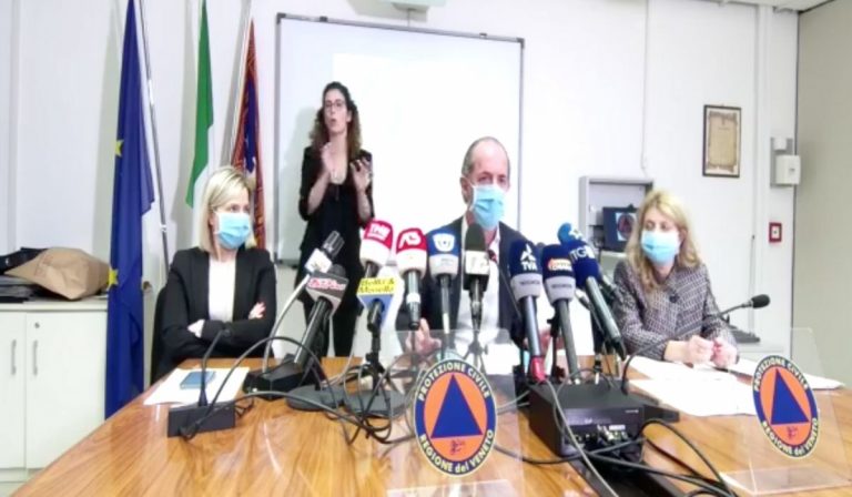 Veneto Gaffe Luca Zaia