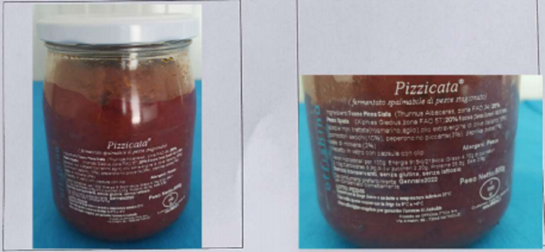 Ministero richiama lotto di conserva fermentata spalmabile