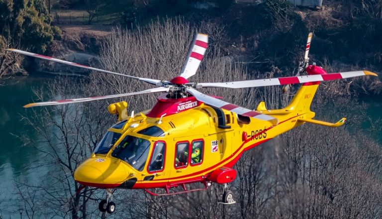 Un eliambulanza del Cto torinese