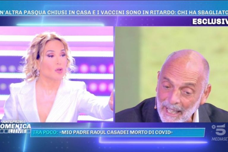 D'Urso spegne microfono Brosio