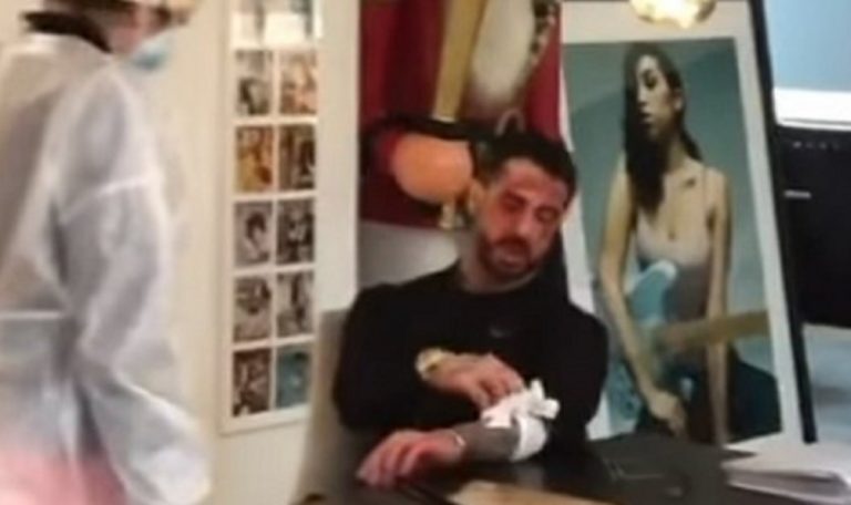 Fabrizio Corona sangue instagram