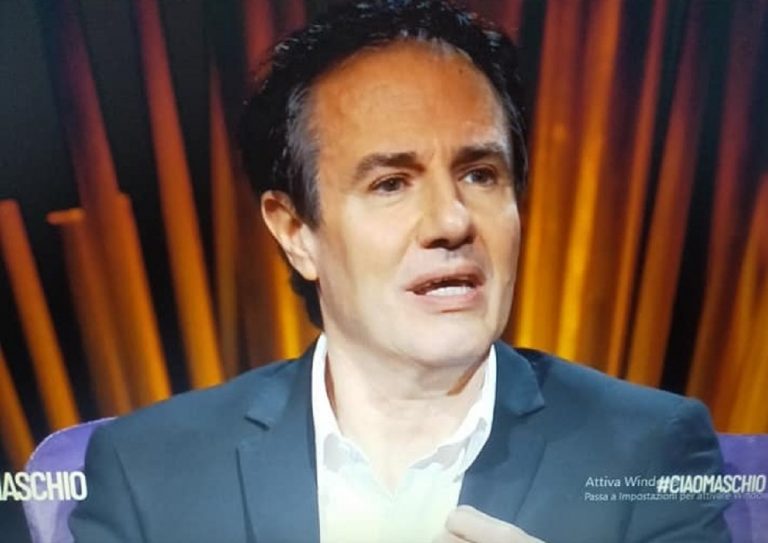 Ingrassia negli studi di Rai Uno