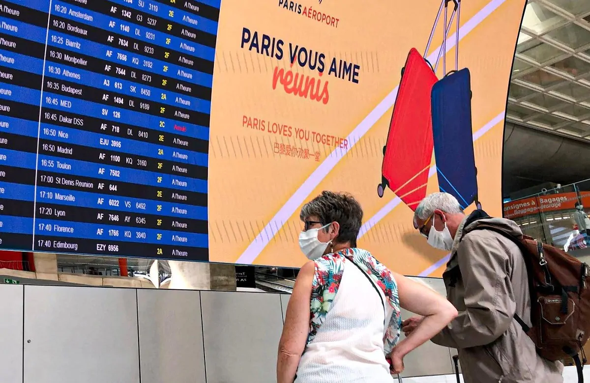 L'aeroporto De Gaulle a Parigi