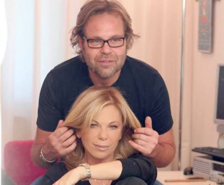 Rita dalla chiesa con Andrea