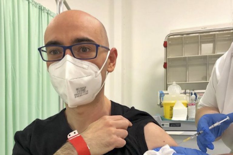 Salvatore Aranzulla vaccinato