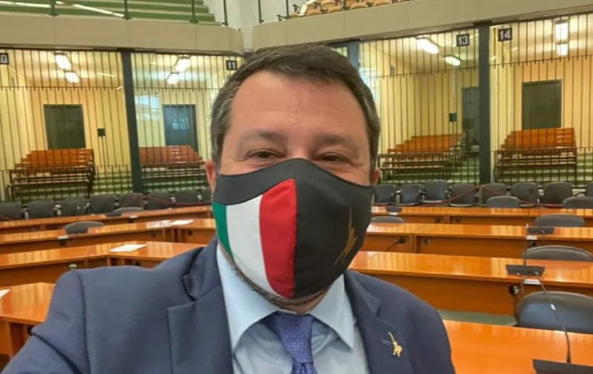Salvini all'udienza Gup Open Arms