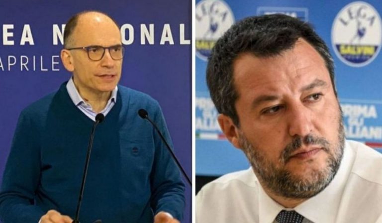 Scontro Letta - Salvini