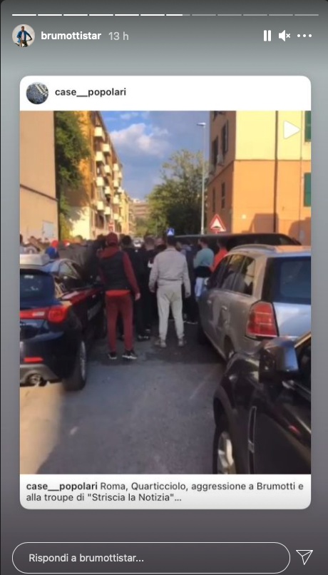 brumotti aggressione roma