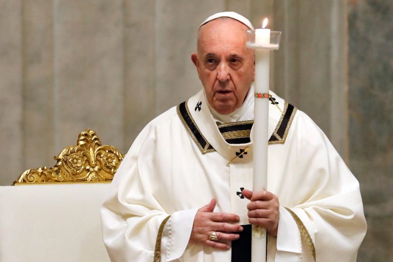 messa pasqua papa