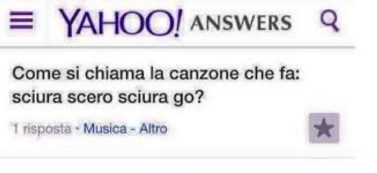 migliori domande e risposte yahoo answers