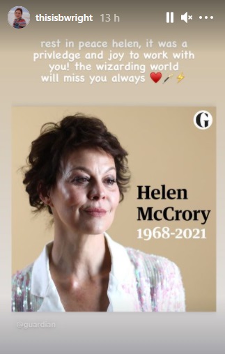 morta Helen McCrory