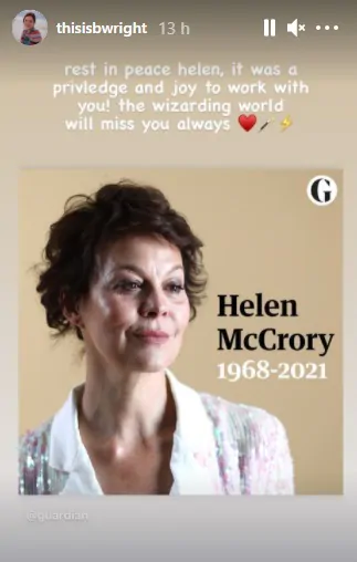 morta Helen McCrory