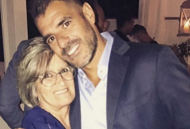 simone perrotta lutto mamma