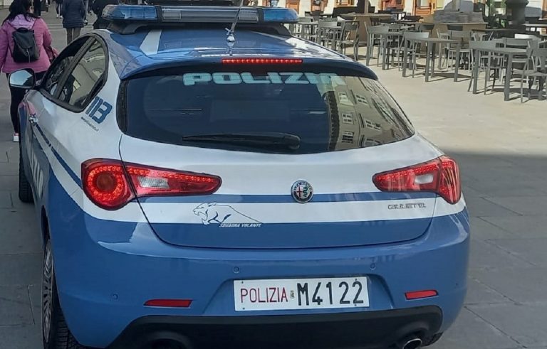 Aggressore fermato dalla Polizia