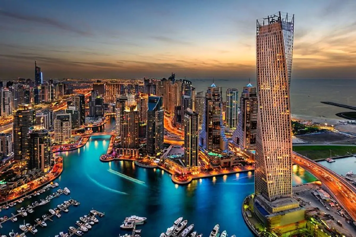 Veduta di Dubai