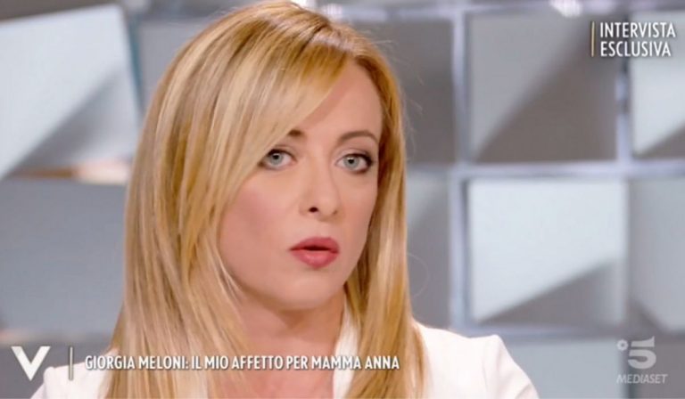 Giorgia Meloni Verissimo