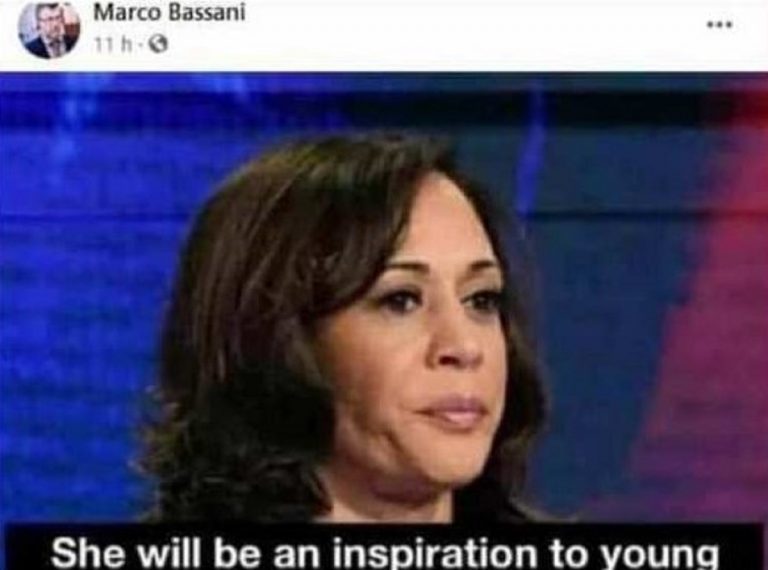 Il post incriminato condiviso da Bassani