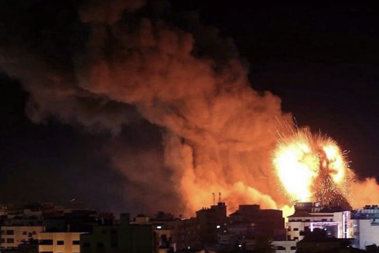 bombardamenti gaza