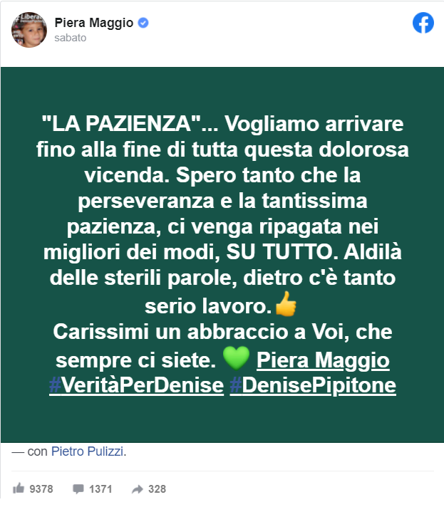 messaggio piera