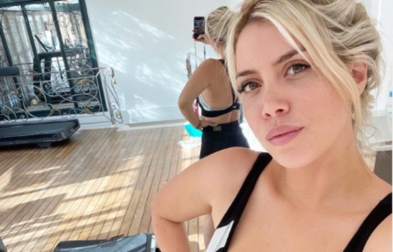 wanda nara allenamento