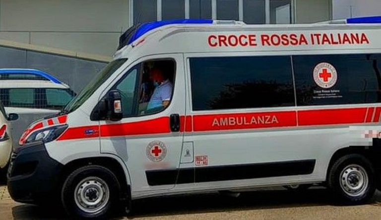 Un'ambulanza in azione