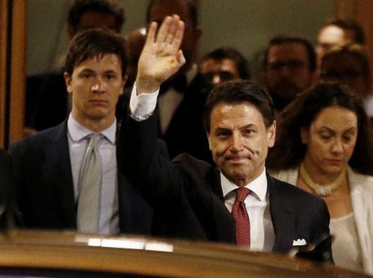 Andrea Benvenuti e Giuseppe Conte