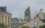 Il campanile distrutto